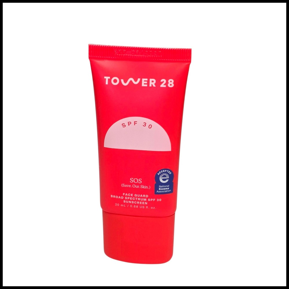 Tower 28 SOS Face Guard Broad Spectrum SPF 30 Sunscreen 20ml 0.68oz Travel Size